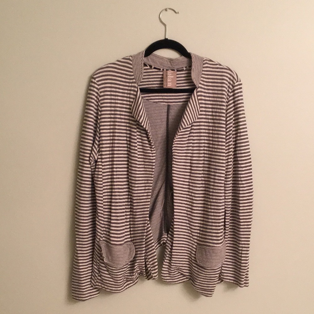 Dolan Striped Cardigan Sz L